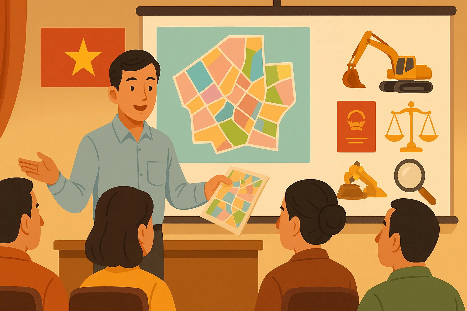 Nhà nước quản lý đất đai theo những nội dung nào?