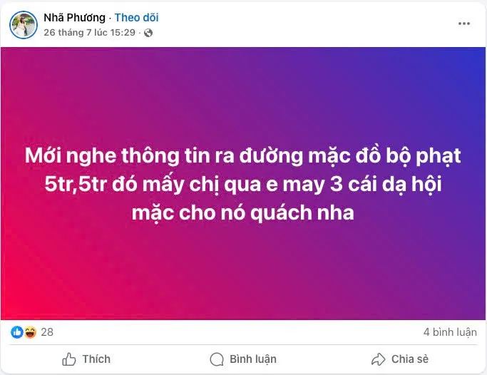 Nguồn gốc của tin đồn cấm mặc đồ bộ ra đường từ 1/8/2025