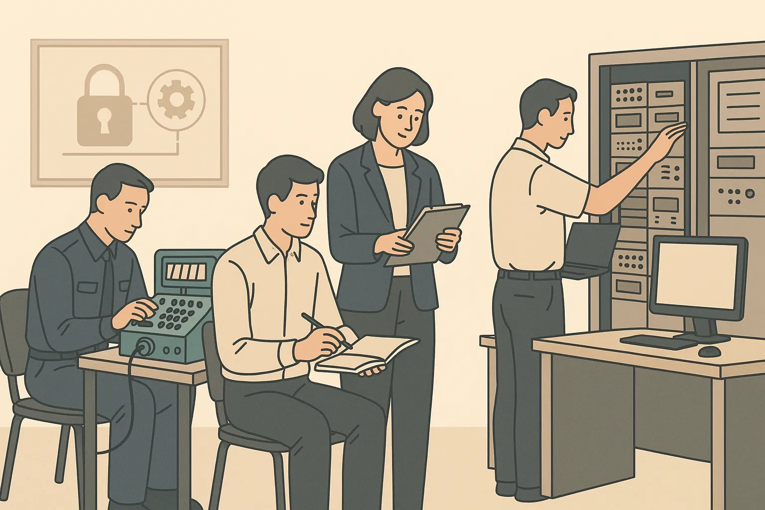 Người làm việc trong tổ chức cơ yếu gồm những ai?