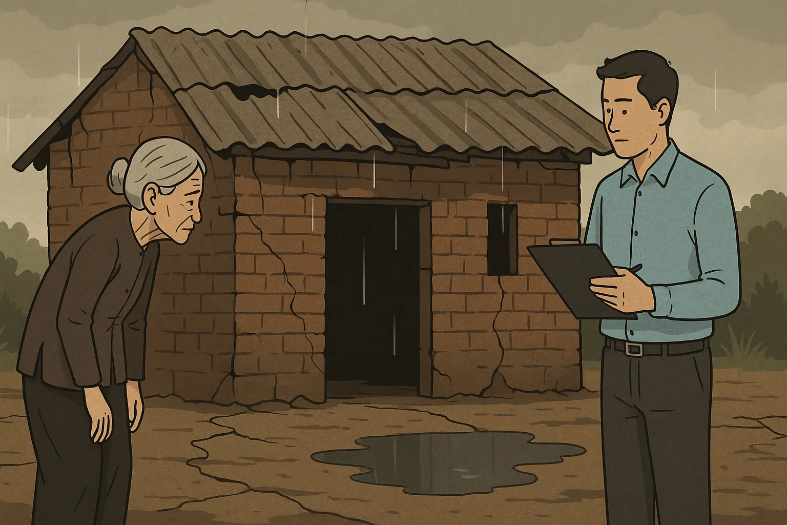 Tình huống giả định - Nhà dột nát là gì?