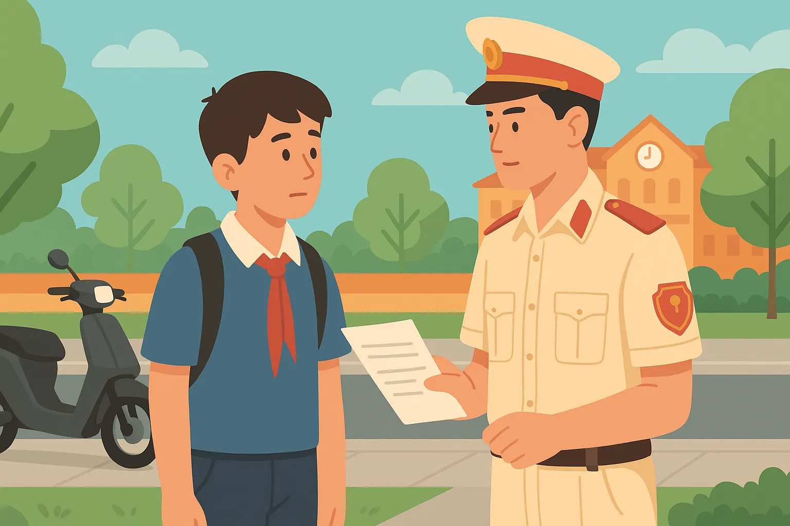 Người từ đủ 14 đến dưới 16 tuổi vi phạm hành chính có bị phạt cảnh cáo không?