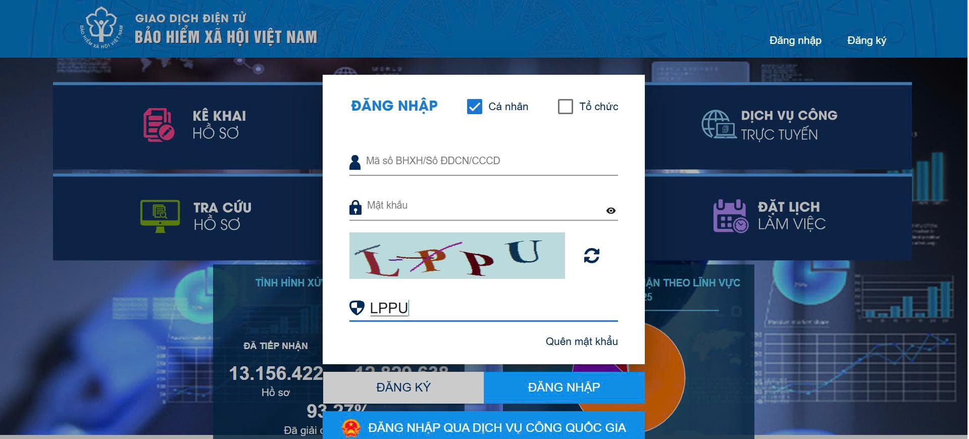 Bước 2. Đăng nhập tài khoản