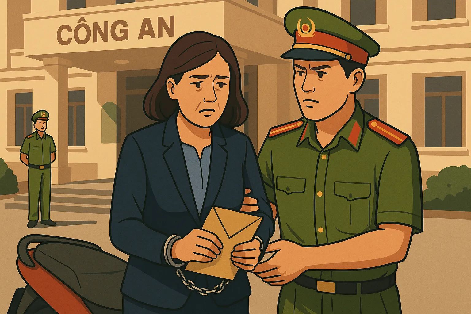 Tình huống giả định - Vợ chạy xe chồng để đi đưa hối lộ thì có bị tịch thu xe không?