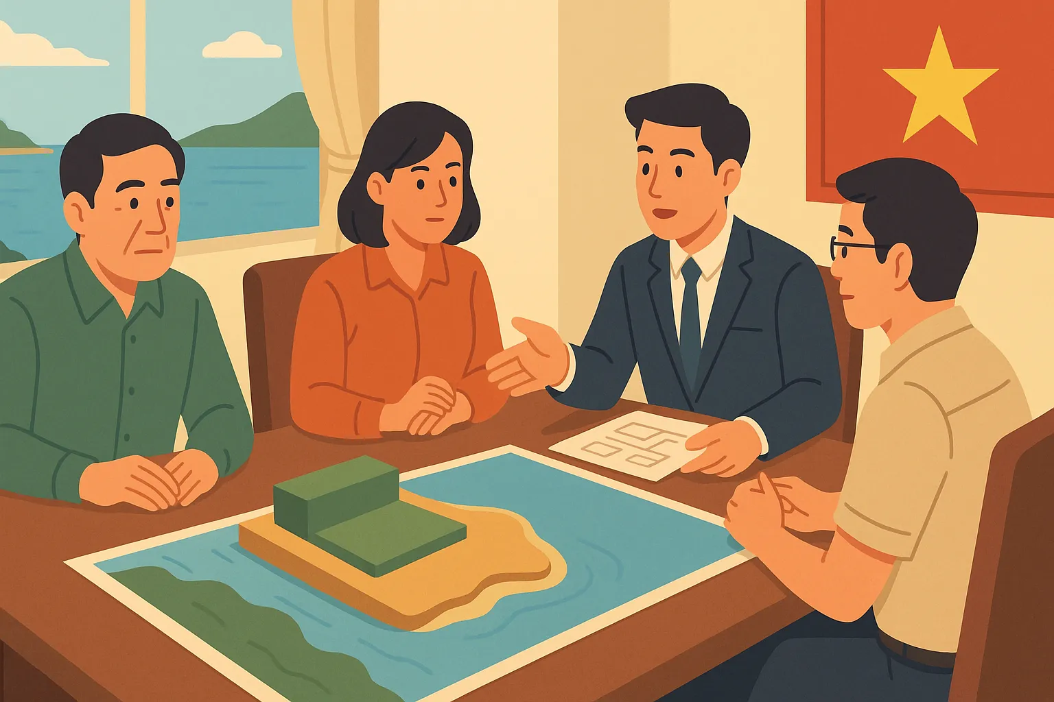 Hoạt động lấn biển phải tuân thủ những nguyên tắc nào?