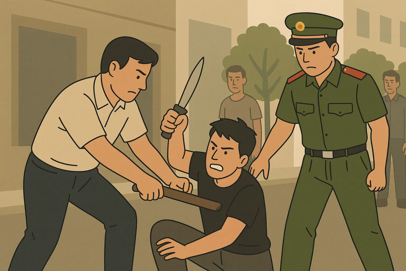 Khi nào gây thiệt hại trong lúc bắt giữ người phạm tội không bị xem là tội phạm?