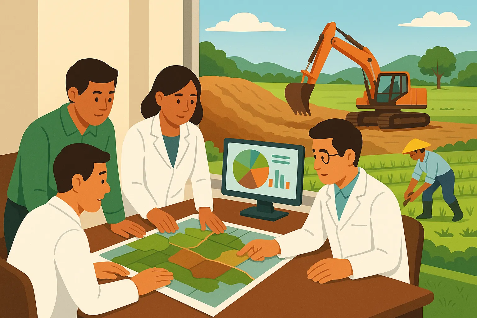 Cải tạo và phục hồi đất được thực hiện theo nội dung nào?