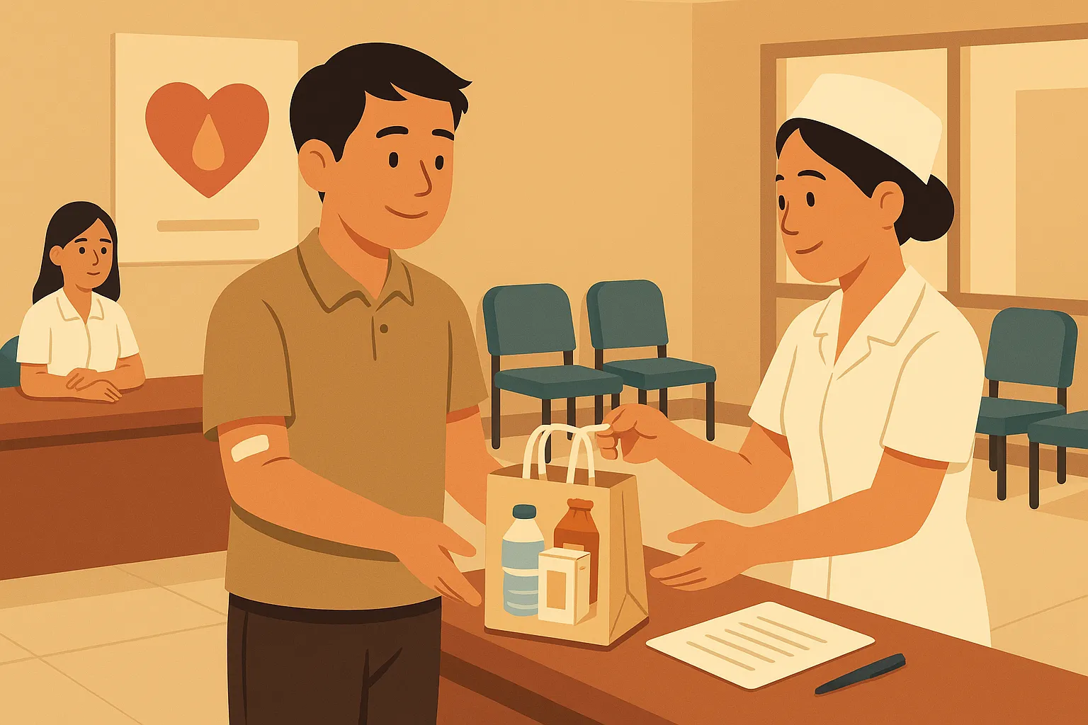 Người hiến máu tình nguyện không lấy tiền sẽ được tặng những gì?