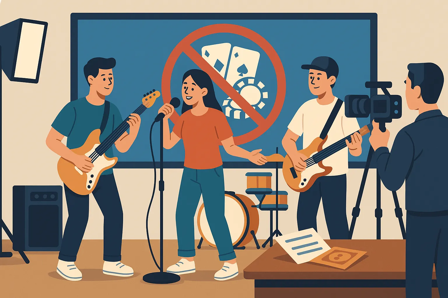 Quay MV có quảng cáo cờ bạc bị xử phạt ra sao?