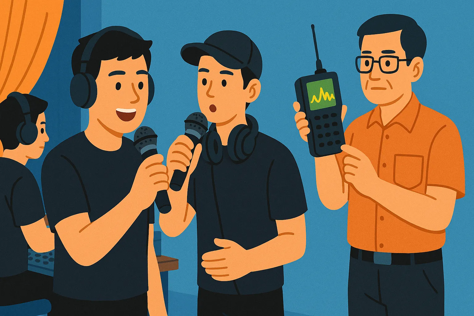 Sử dụng micro không dây sai tần số bị phạt bao nhiêu tiền?