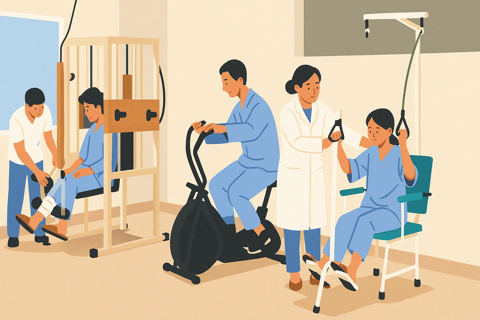 Các chức danh chuyên môn trong phục hồi chức năng gồm những ai?