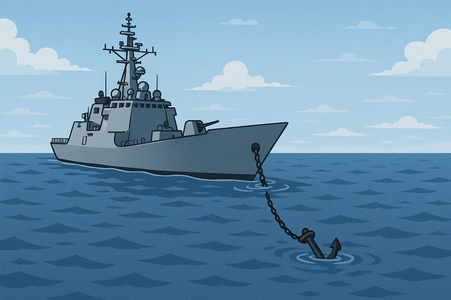 Hành vi dừng lại, neo đậu trái phép trong lãnh hải Việt Nam được hiểu thế nào?