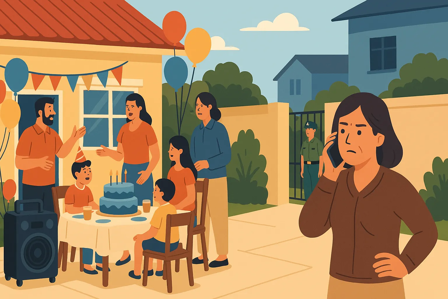 Chủ nhật mở nhạc lớn gây ồn ào hàng xóm có bị xử phạt không?