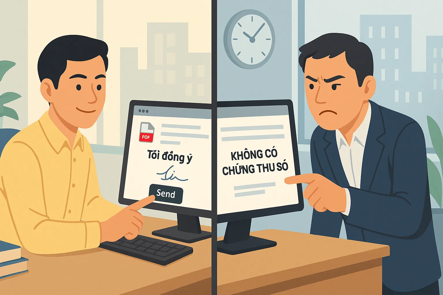 Tình huống giả định - Chữ ký số là gì?