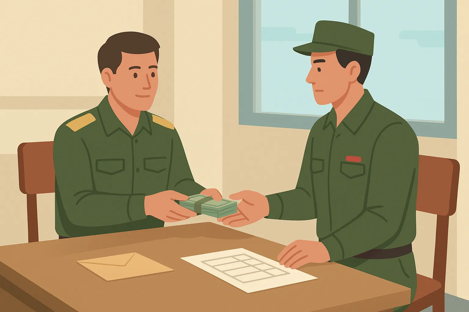 Không được nghỉ phép năm khi đi nghĩa vụ quân sự thì được thanh toán bao nhiêu?