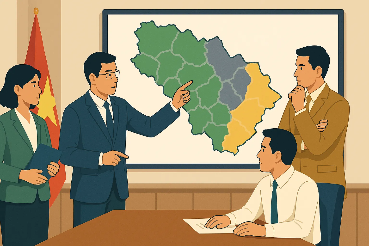 Tiêu chí phân bổ chỉ tiêu sử dụng đất quốc gia cho các địa phương được quy định ra sao?