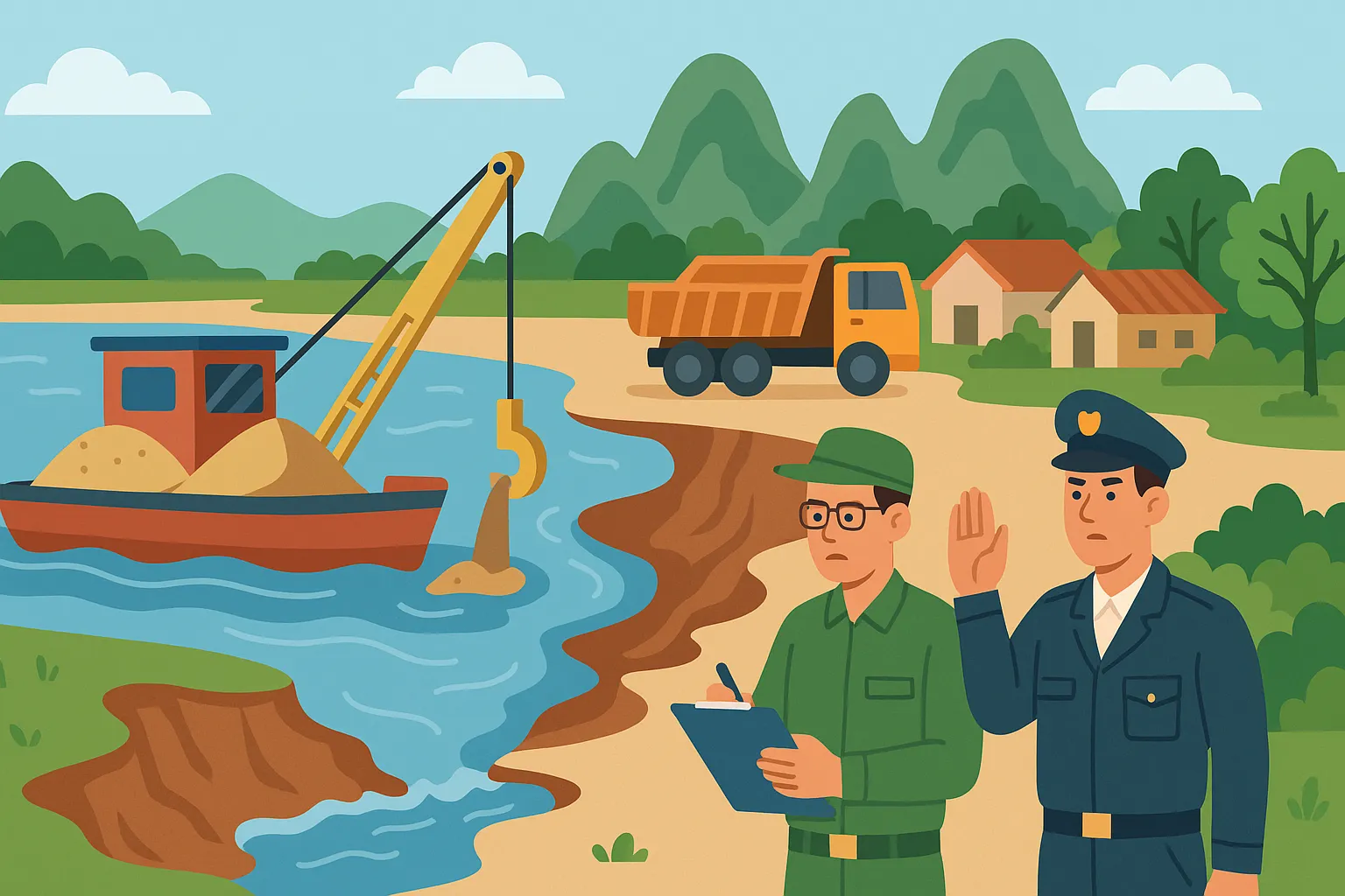 Những hành vi nào bị nghiêm cấm trong lĩnh vực địa chất và khoáng sản?