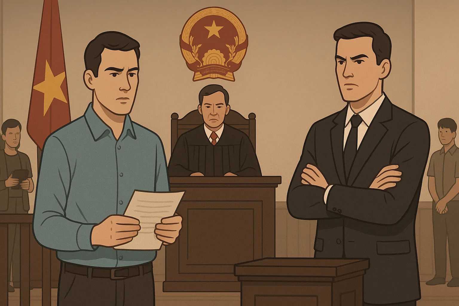 Tình huống giả định - Những người nào được quyền kháng cáo bản án sơ thẩm?