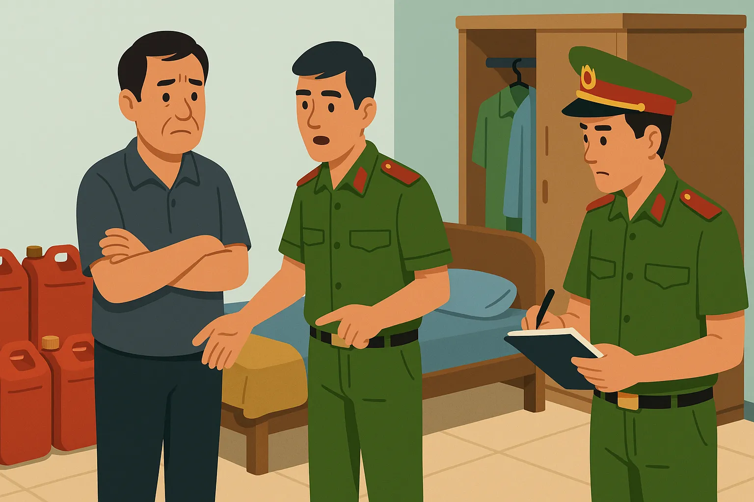 Tình huống giả định - Nhà ở kết hợp kinh doanh hàng hóa dễ cháy nổ cần đáp ứng điều kiện gì?