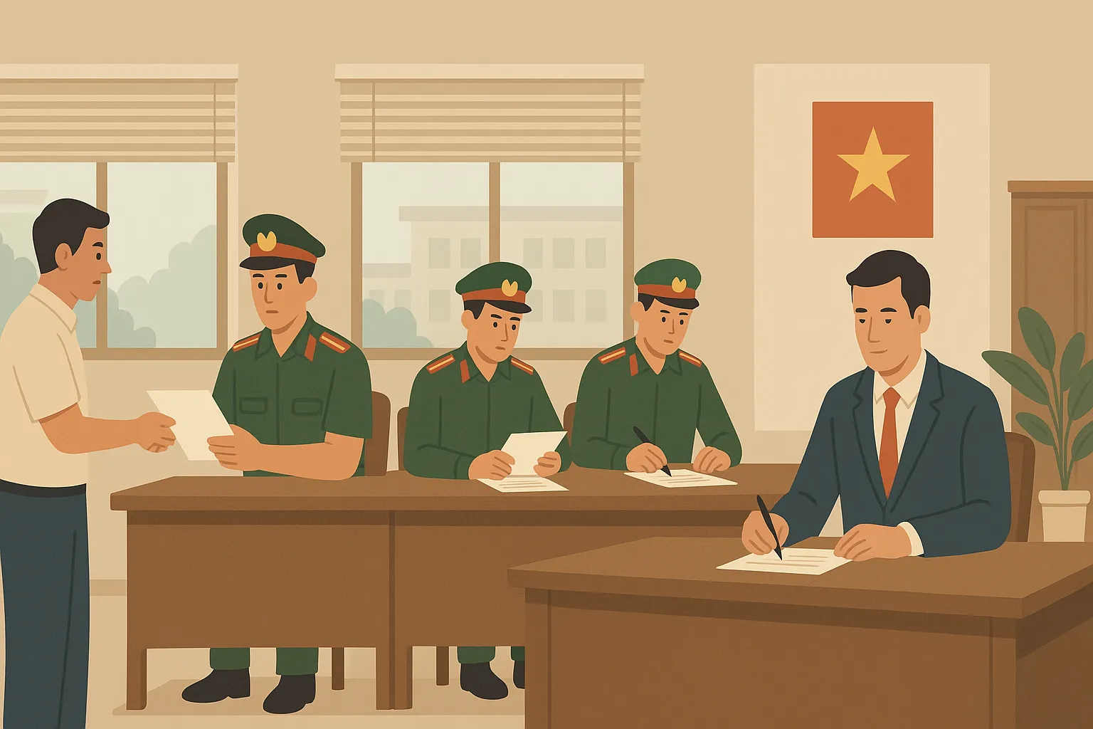 Ai là người có thẩm quyền quyết định miễn gọi nhập ngũ đối với công dân?