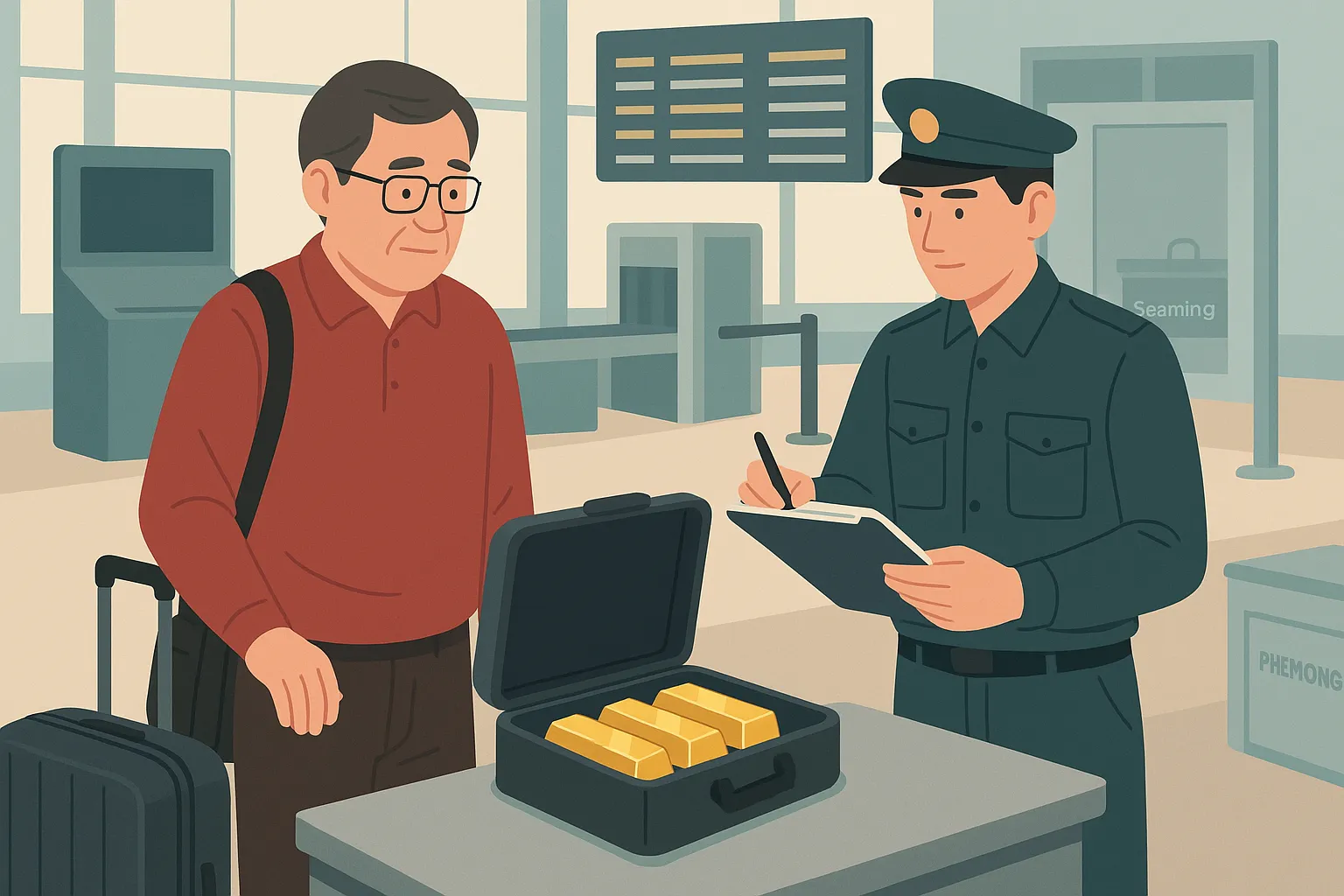 Mang vàng nhập cảnh trái phép vào Việt Nam bị xử lý thế nào?