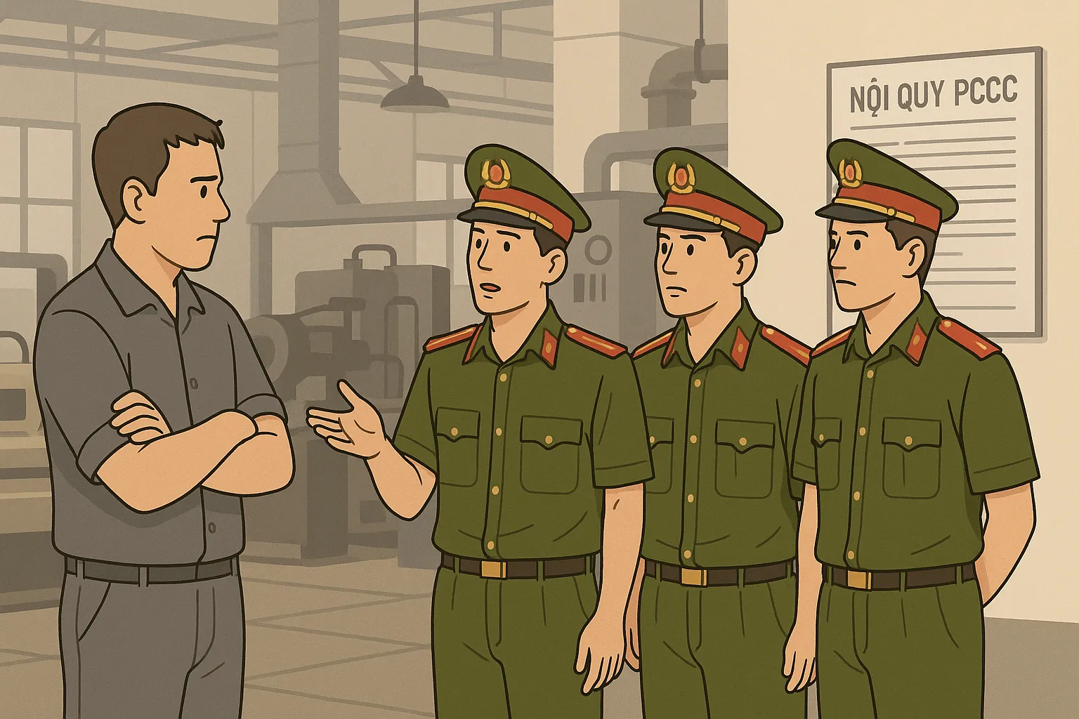 Tình huống giả định - Ai bắt buộc phải tham gia Đội phòng cháy chữa cháy và cứu nạn cứu hộ cơ sở?