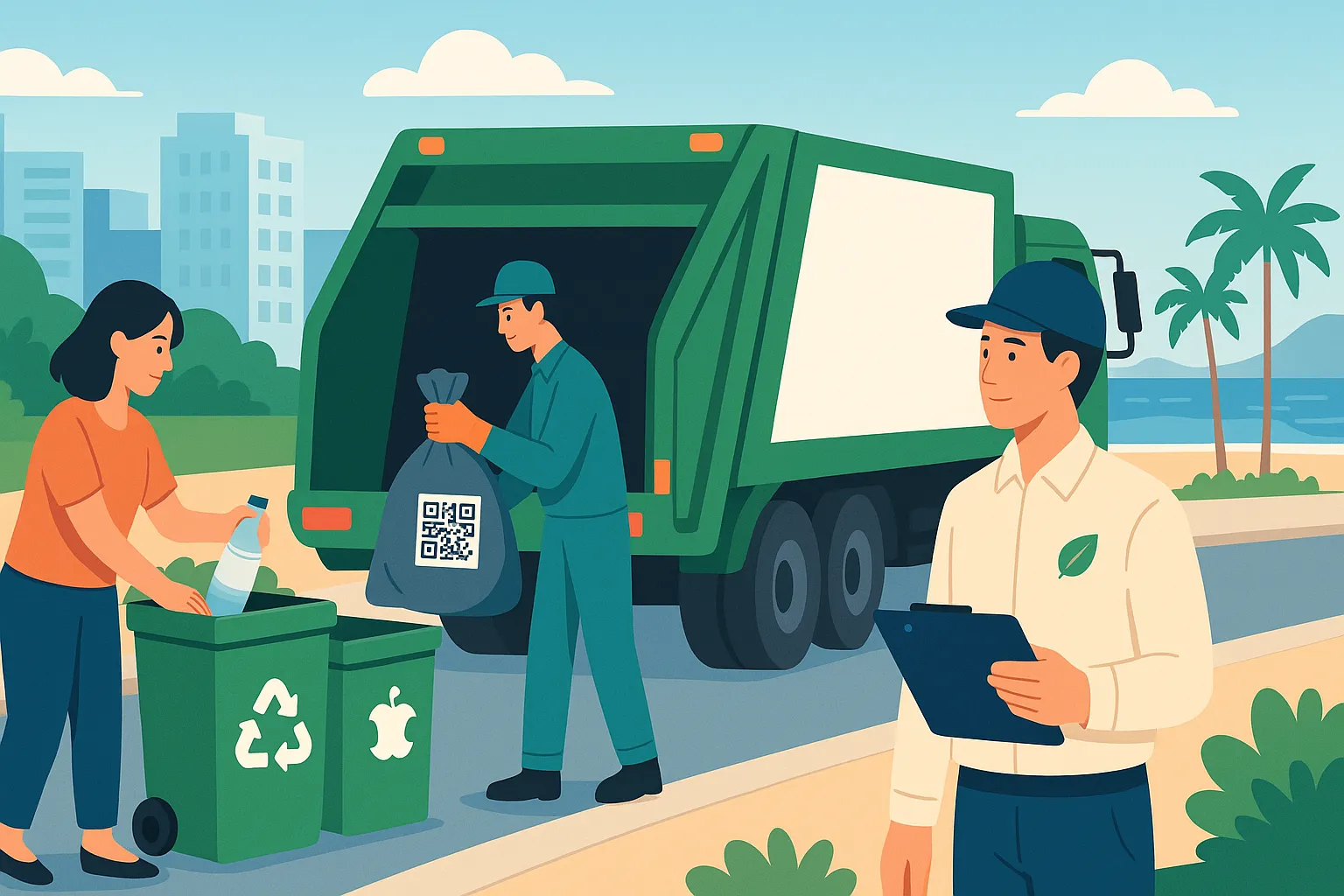 Chi phí dịch vụ thu gom rác thải sinh hoạt được xác định như thế nào?