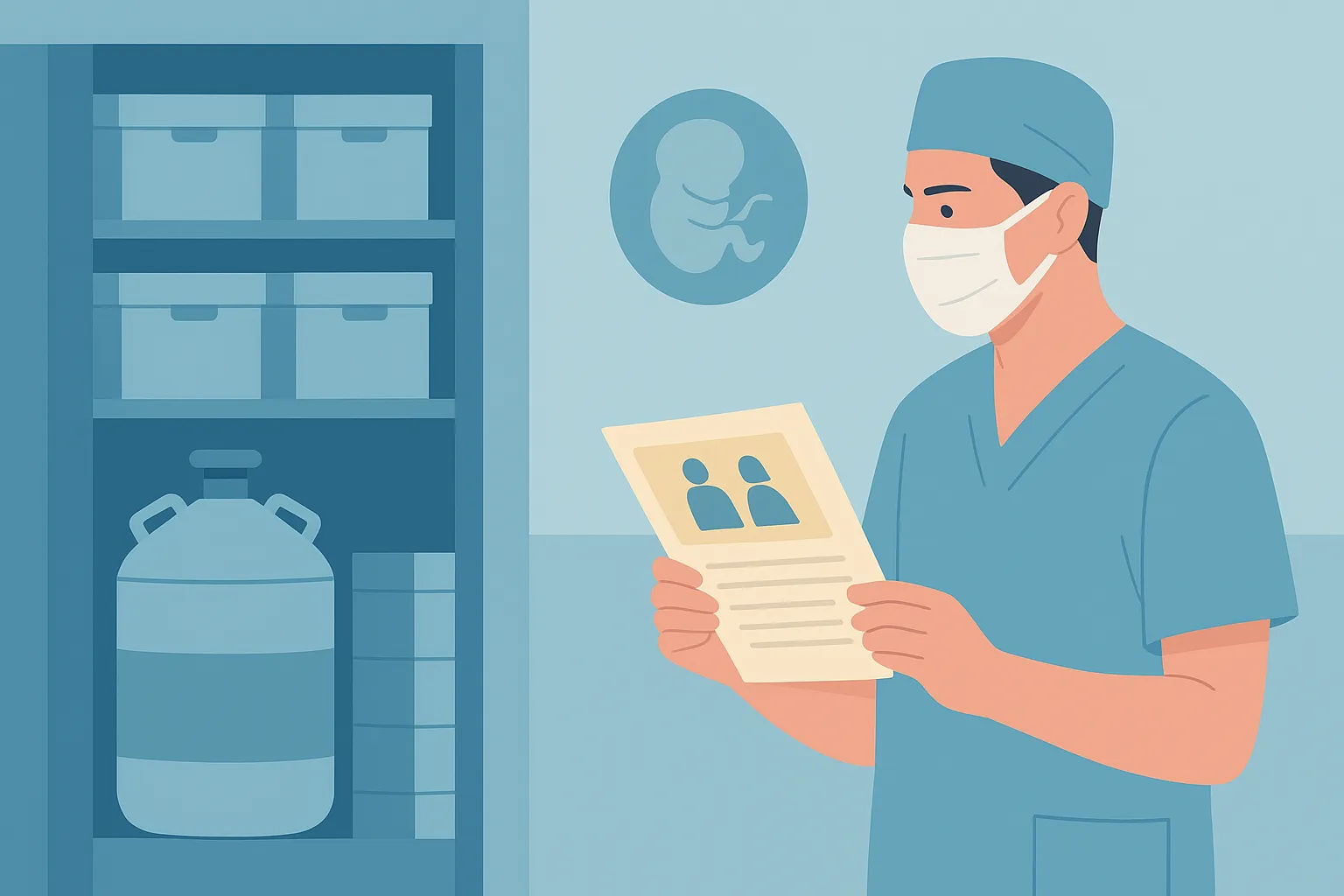 Phôi của cặp vợ chồng đã ly hôn được xử lý như thế nào?