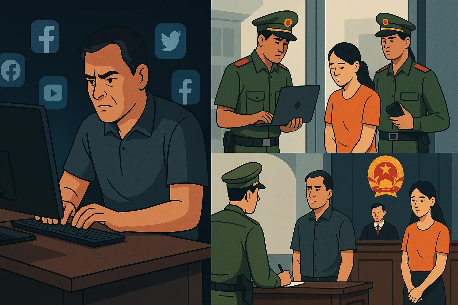 Nguyên tắc xử lý đối với người đăng tải bài viết chống Nhà nước được quy định ra sao?