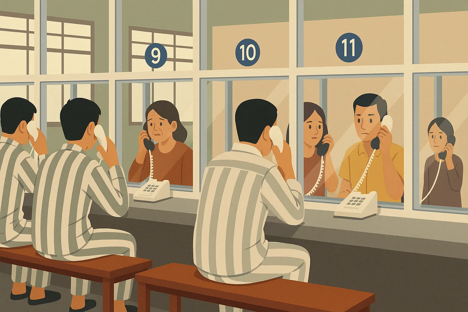 Người đến thăm phải đính kèm những quy định đó?