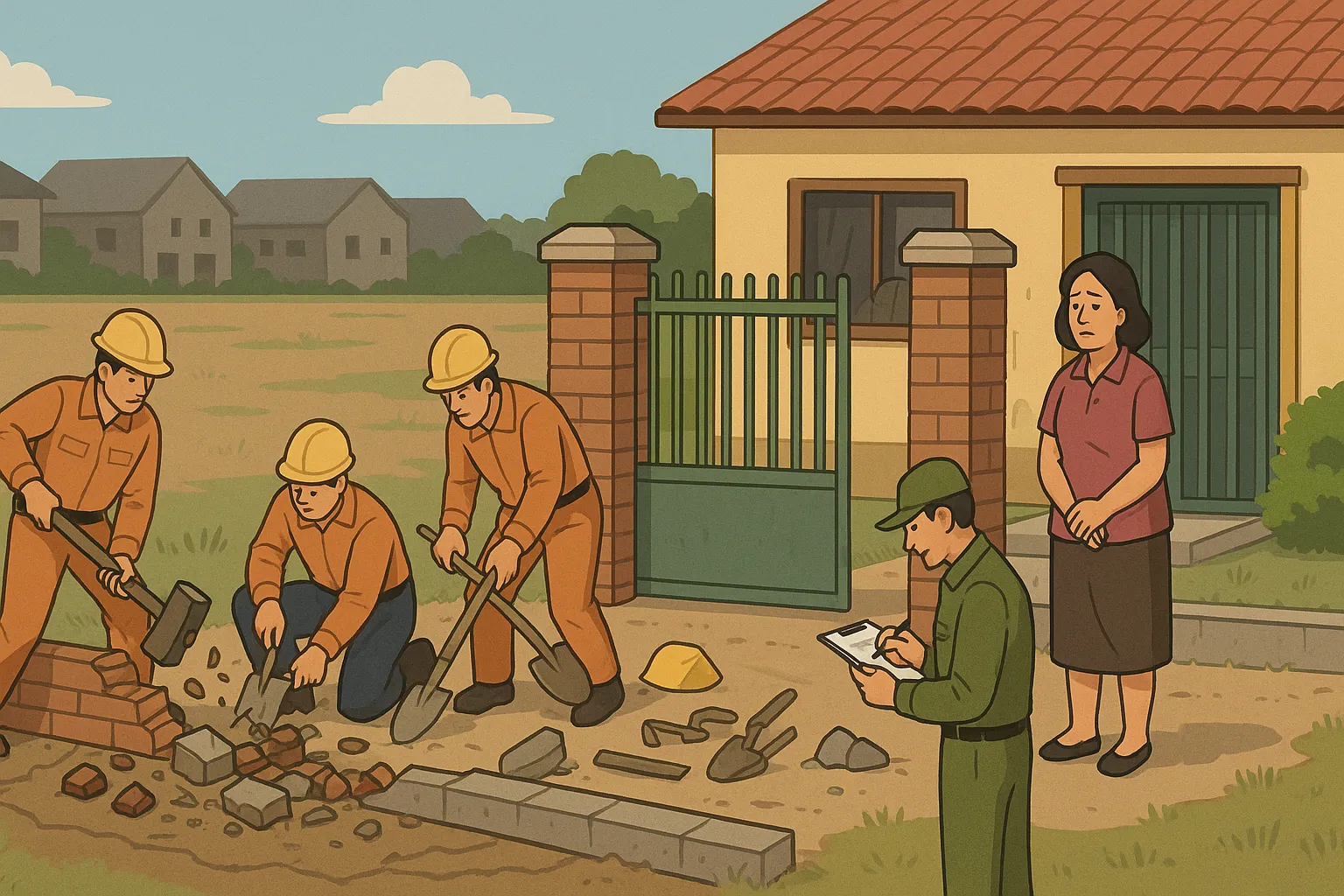 Xây nhà lấn sang đất vô chủ có bị phá dỡ công trình xây dựng không?