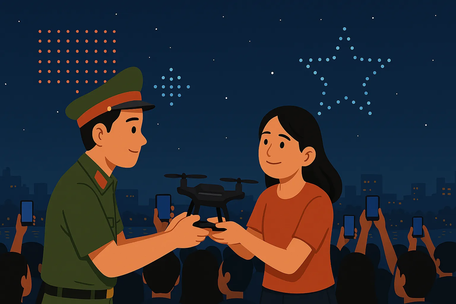 Nên làm gì nếu nhặt được drone bị rơi?