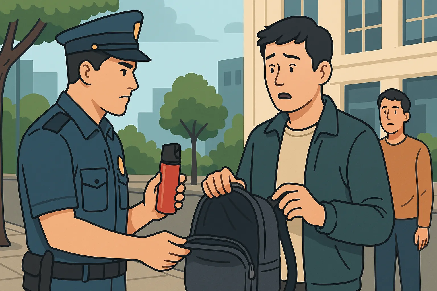 Trang bị bình xịt hơi cay bên người có bị phạt không?