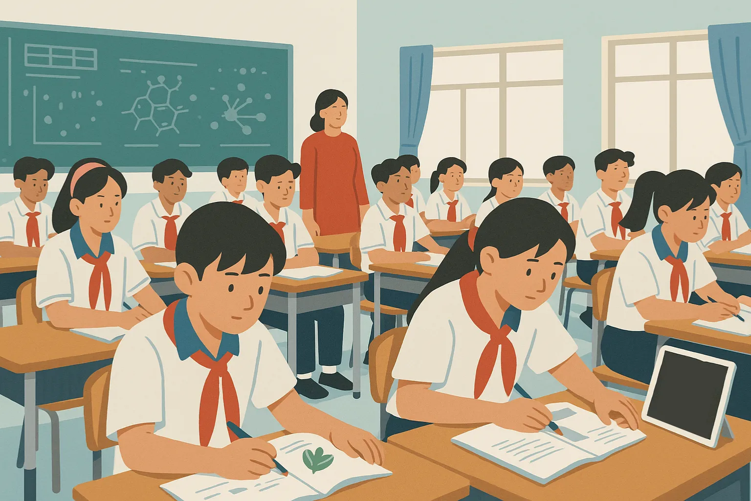 Mỗi cấp học học sinh trung học được phép ở lại lớp tối đa bao nhiêu lần?