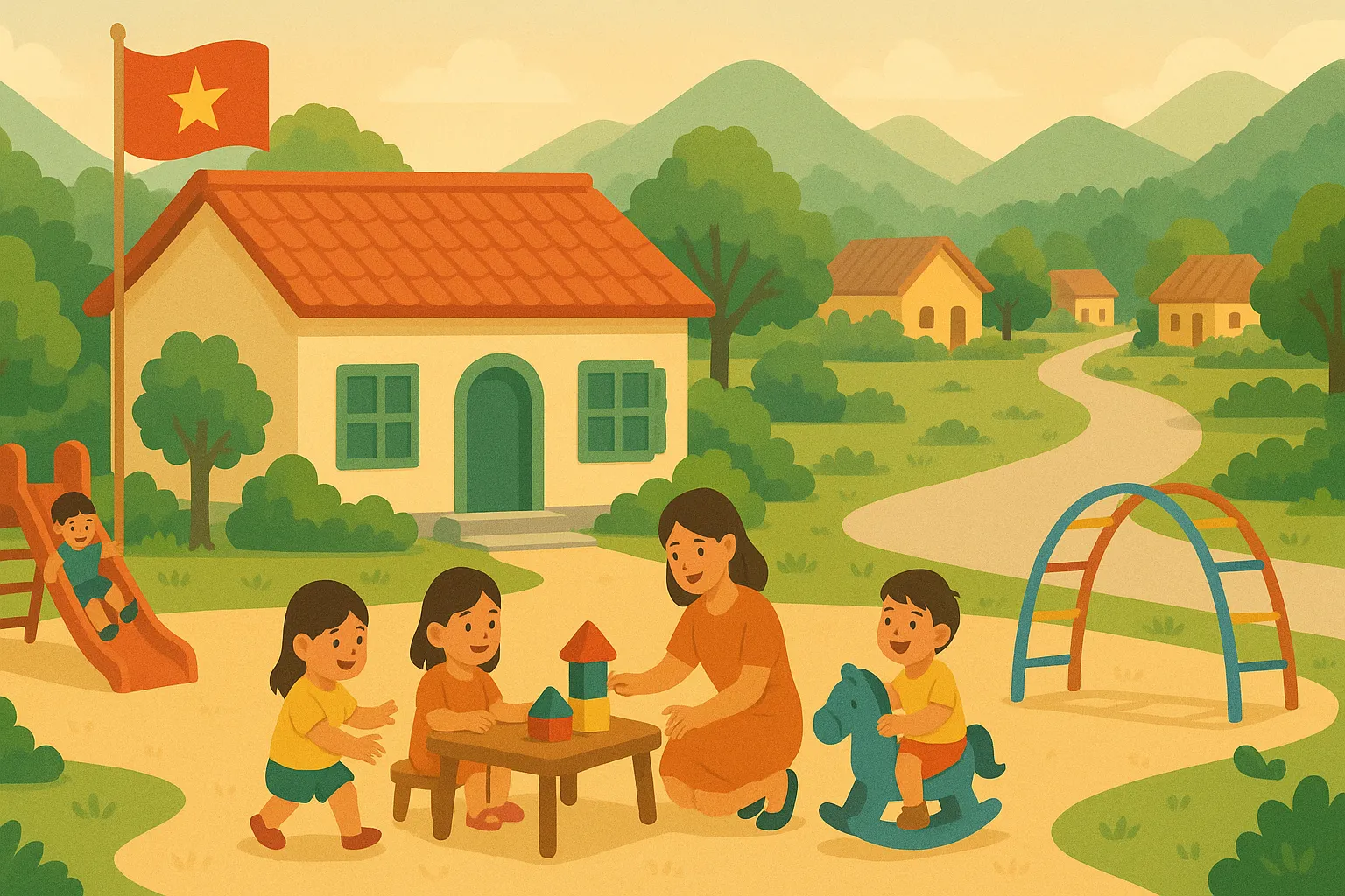 Mỗi xã cần có bao nhiêu trường mầm non?