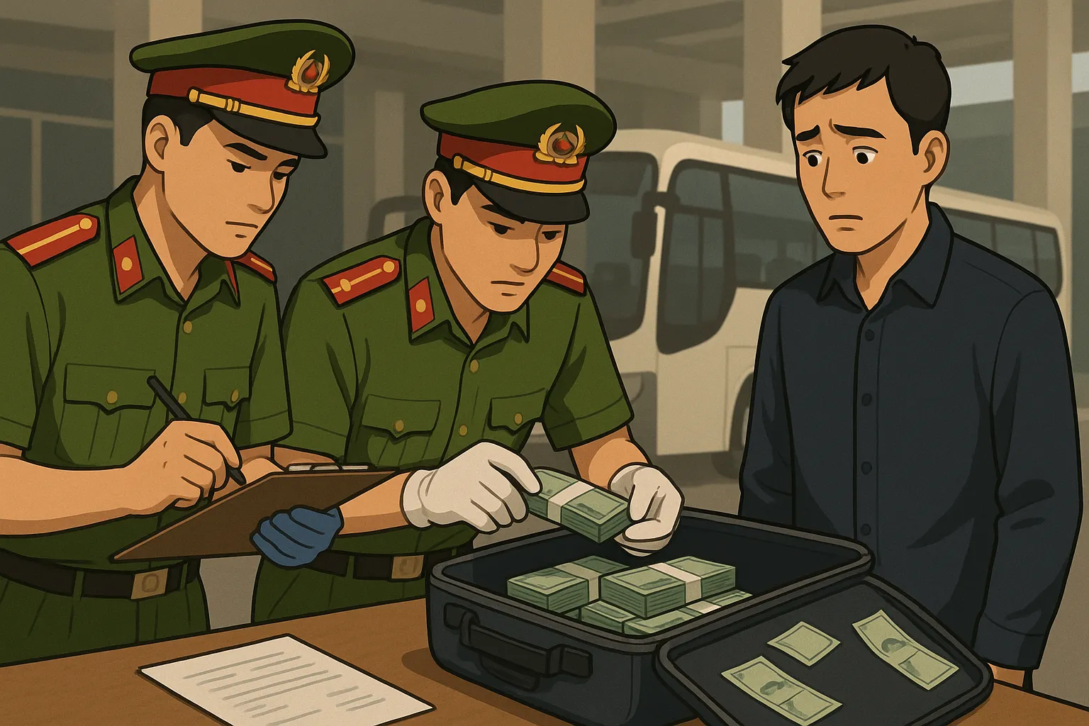 Vận chuyển tiền giả bị xử lý như thế nào?