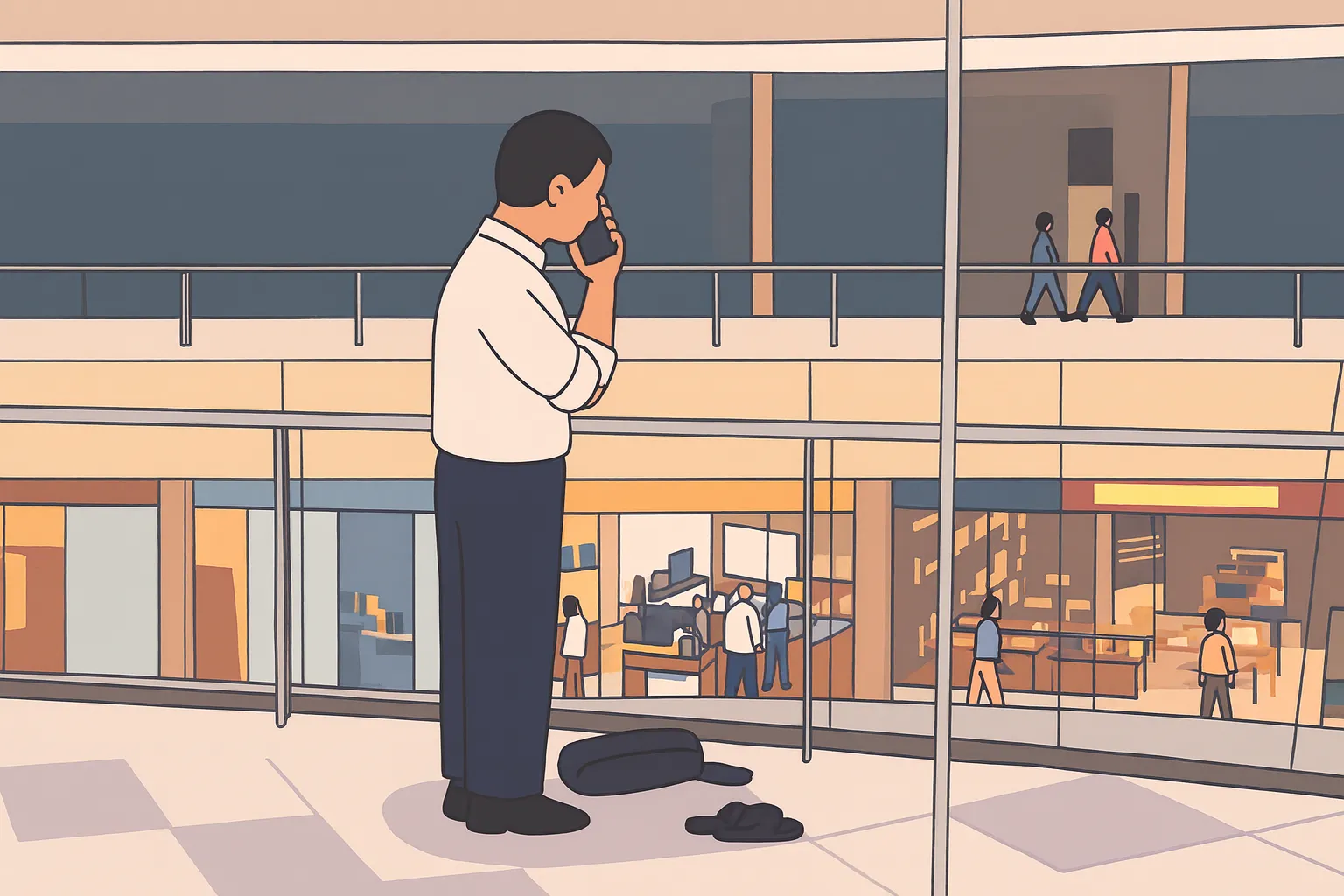 Ảnh hưởng đối với trung tâm thương mại