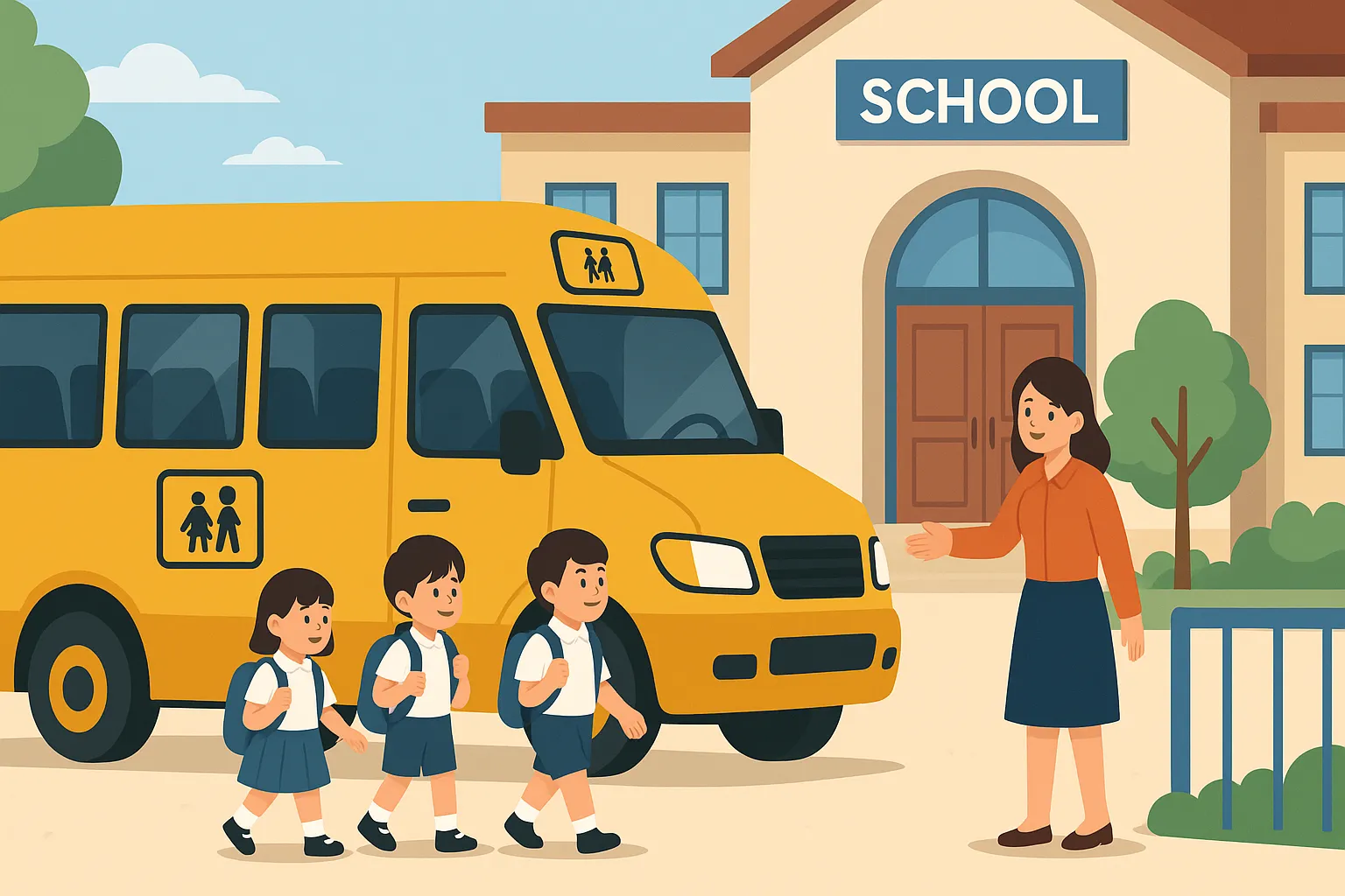 Các điều kiện xe chở học sinh phải đáp ứng