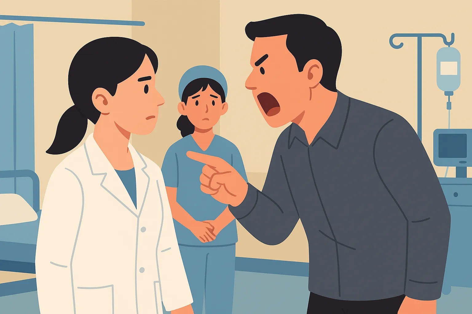 Người nhà bệnh nhân hành hung bác sĩ bị xử phạt thế nào?