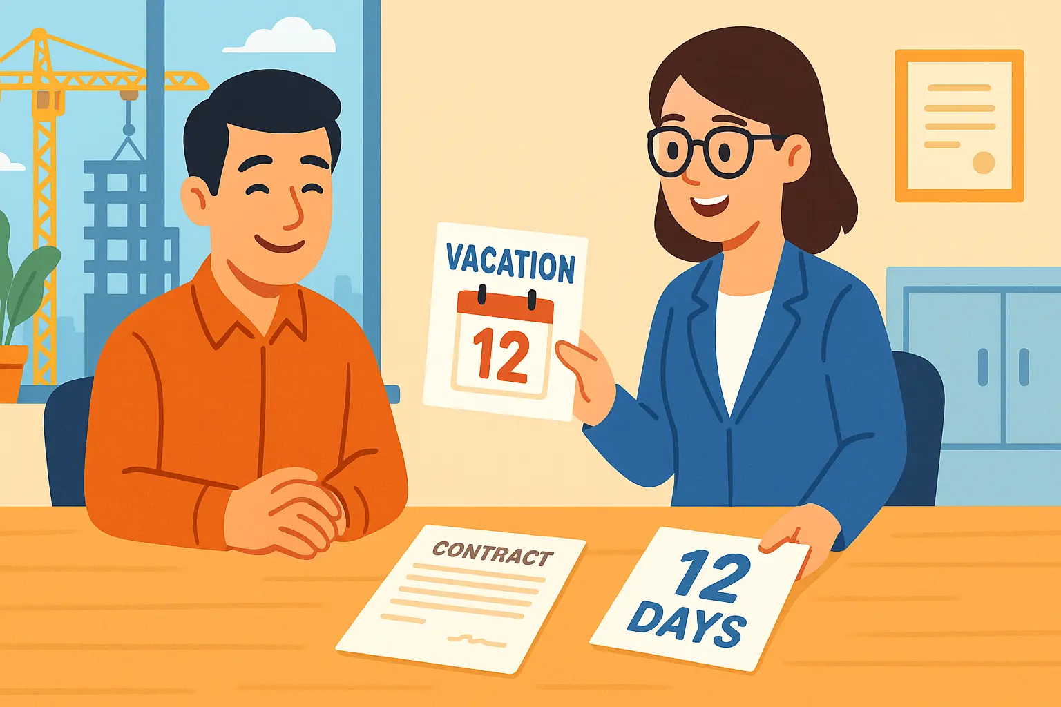 Ngày nghỉ hằng năm của nhân viên được quy định như thế nào?