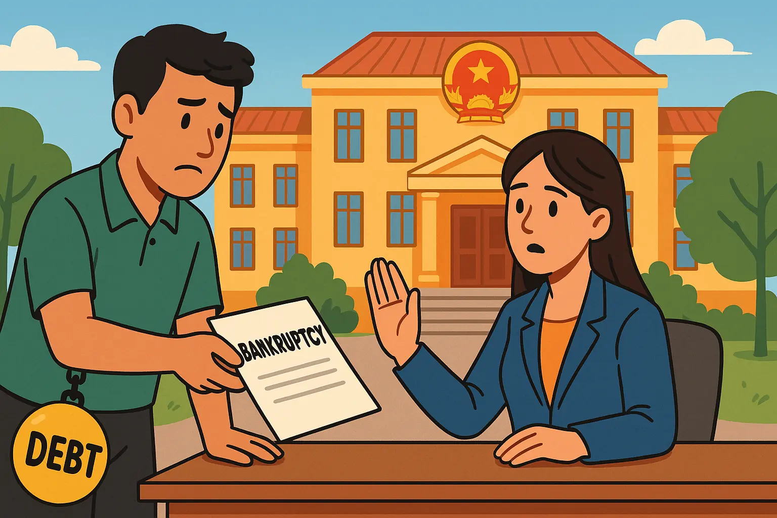 1. Người lao động có quyền nộp đơn yêu cầu mở thủ tục phá sản không?