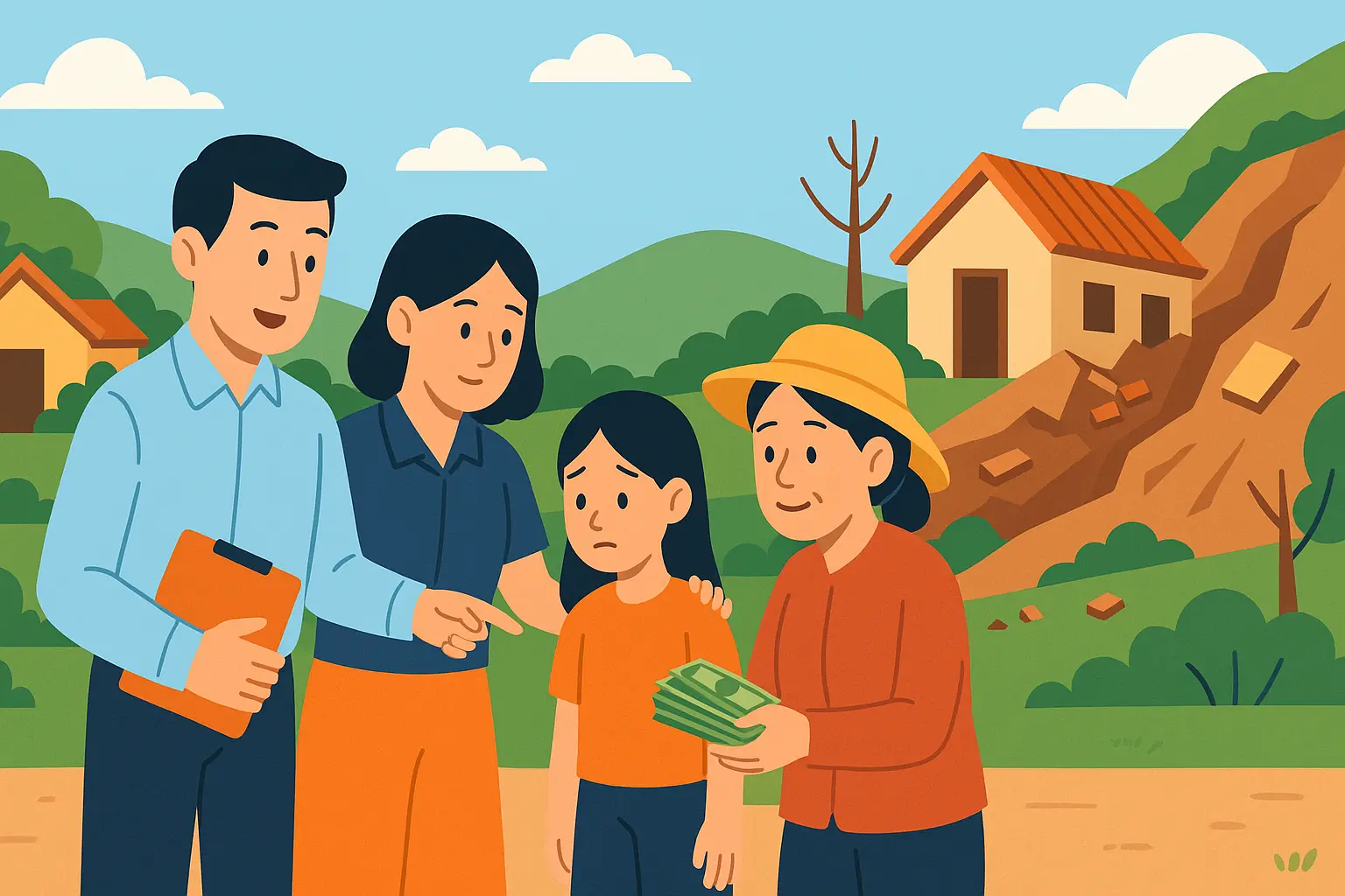 2. Trẻ em có cha, mẹ bị chết hoặc mất tích do thiên tai được hỗ trợ như thế nào?