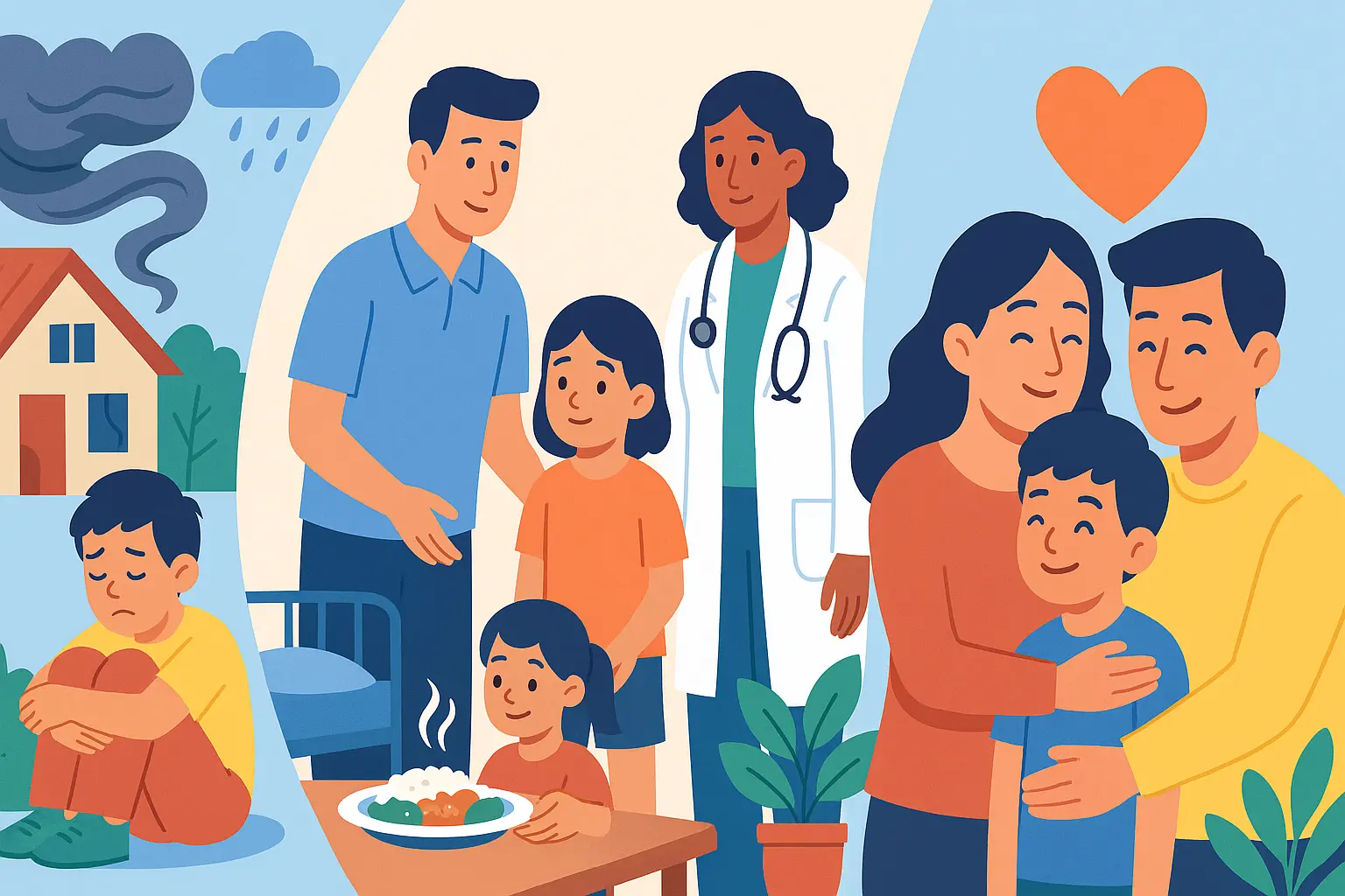 2. Trẻ em có cha, mẹ bị chết hoặc mất tích do thiên tai được hỗ trợ như thế nào?