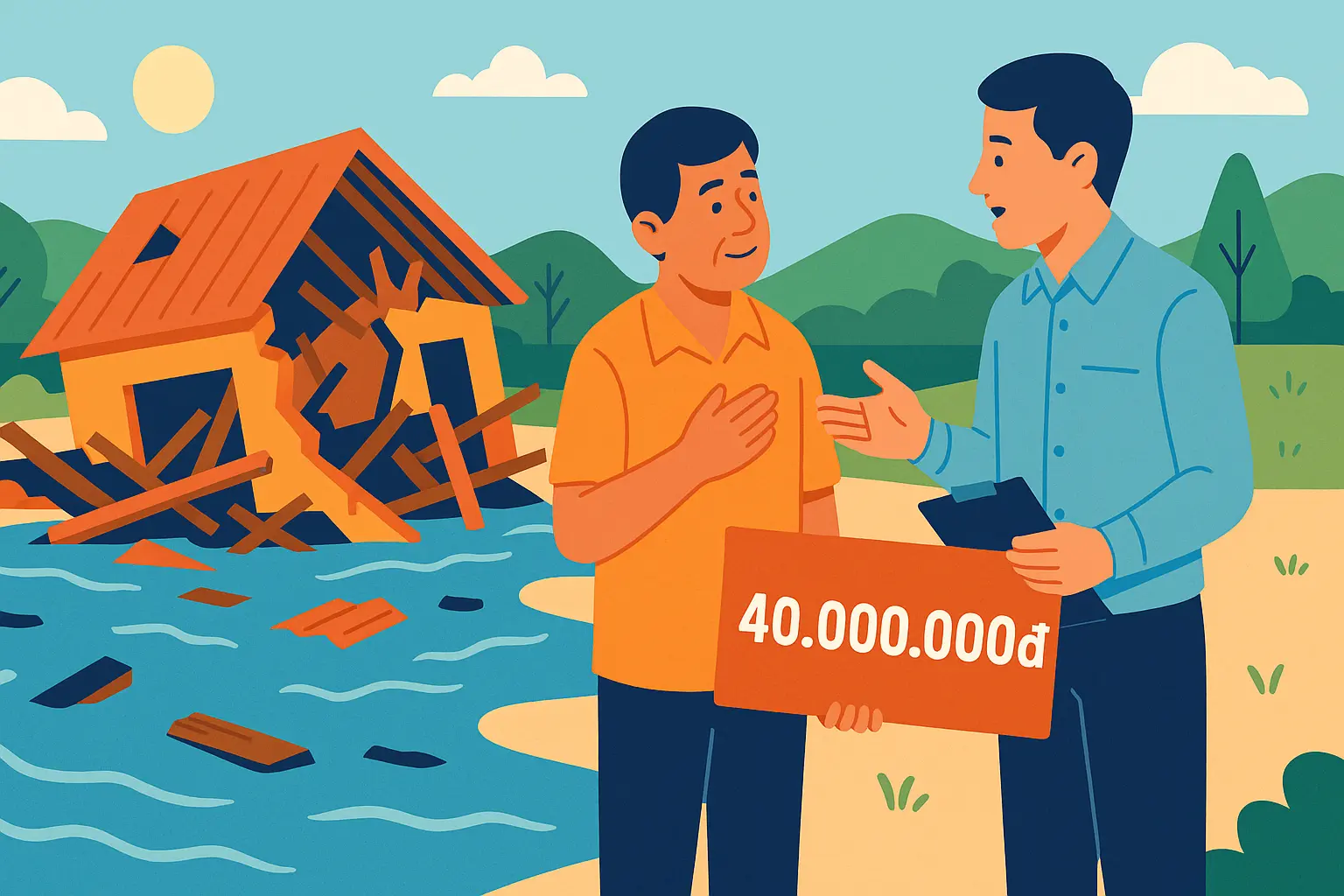 1. Nhà ở bị mất, đổ sập do thiên tai có được Nhà nước hỗ trợ không?