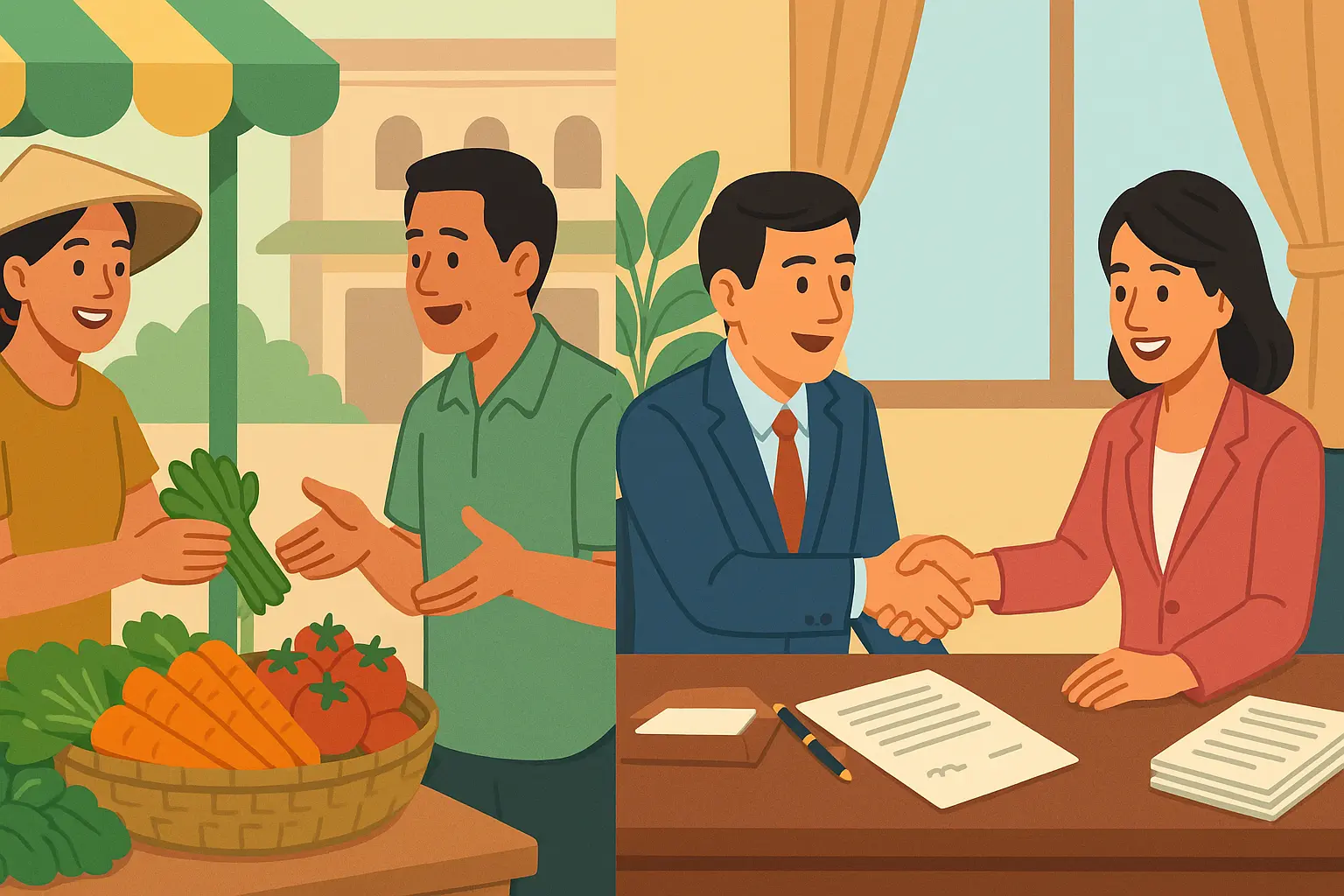 2. Hợp đồng mua bán hàng hóa có bắt buộc phải lập thành văn bản không?