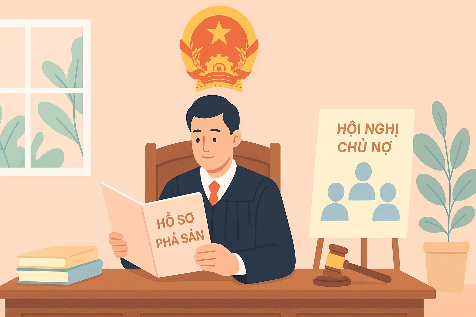 1. Thẩm phán tiến hành thủ tục phá sản có nhiệm vụ và quyền hạn gì?