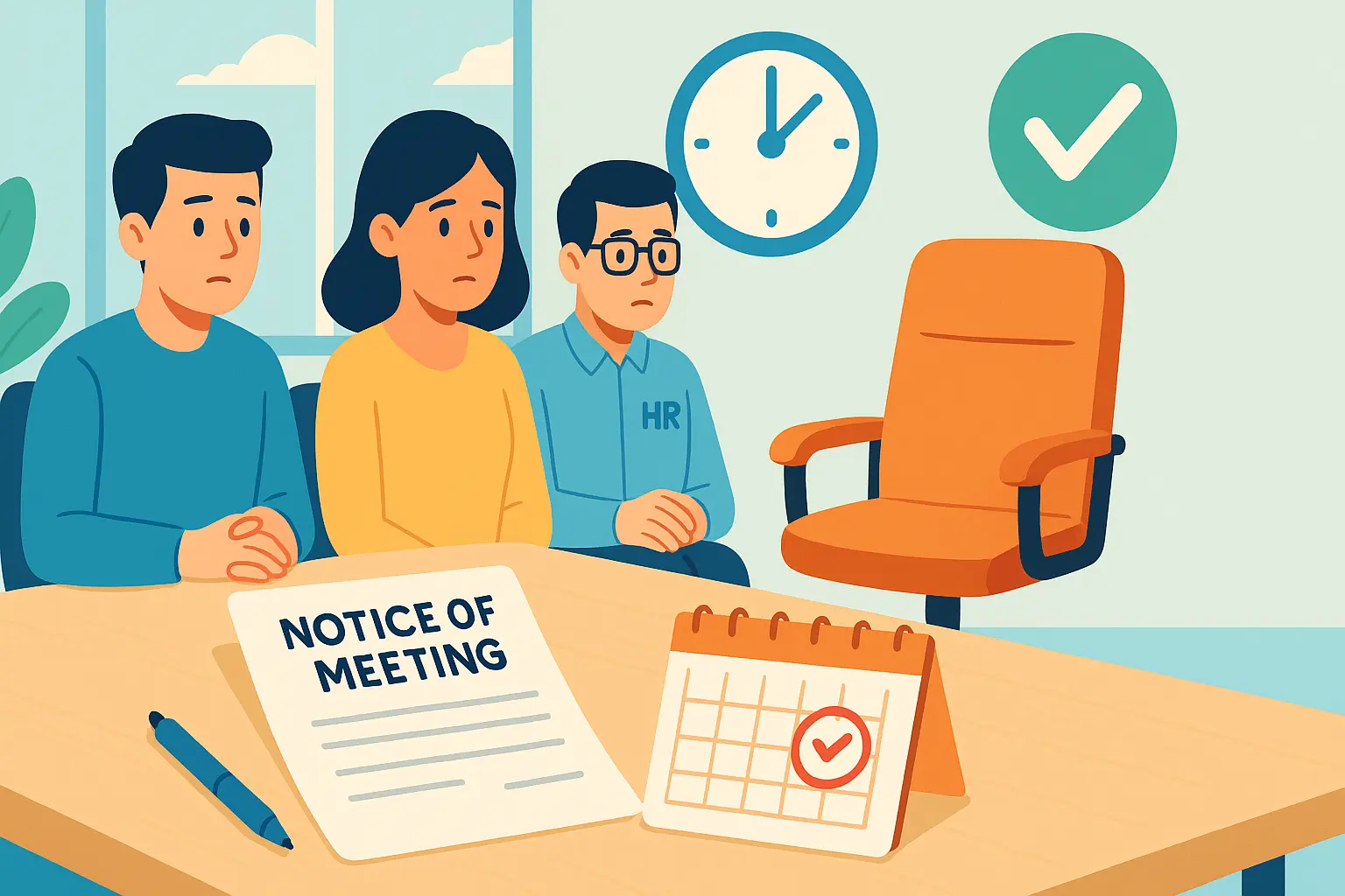 1. Những ai phải có mặt trong buổi họp kỷ luật người lao động?