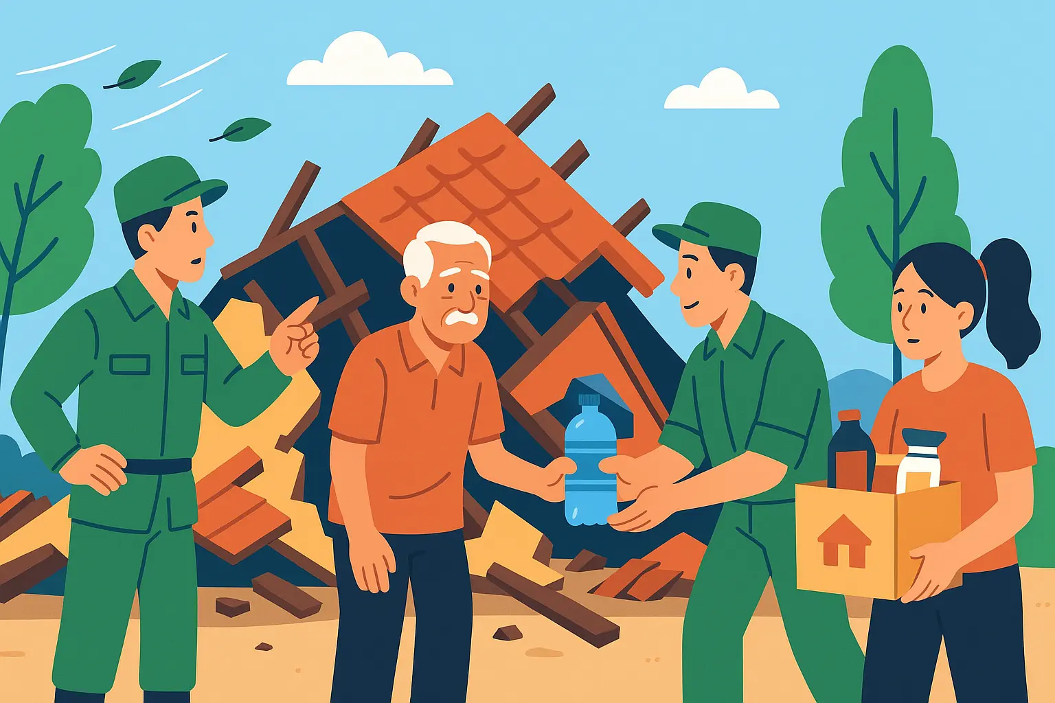 2. Hộ gia đình nào được ưu tiên cứu trợ khẩn cấp?