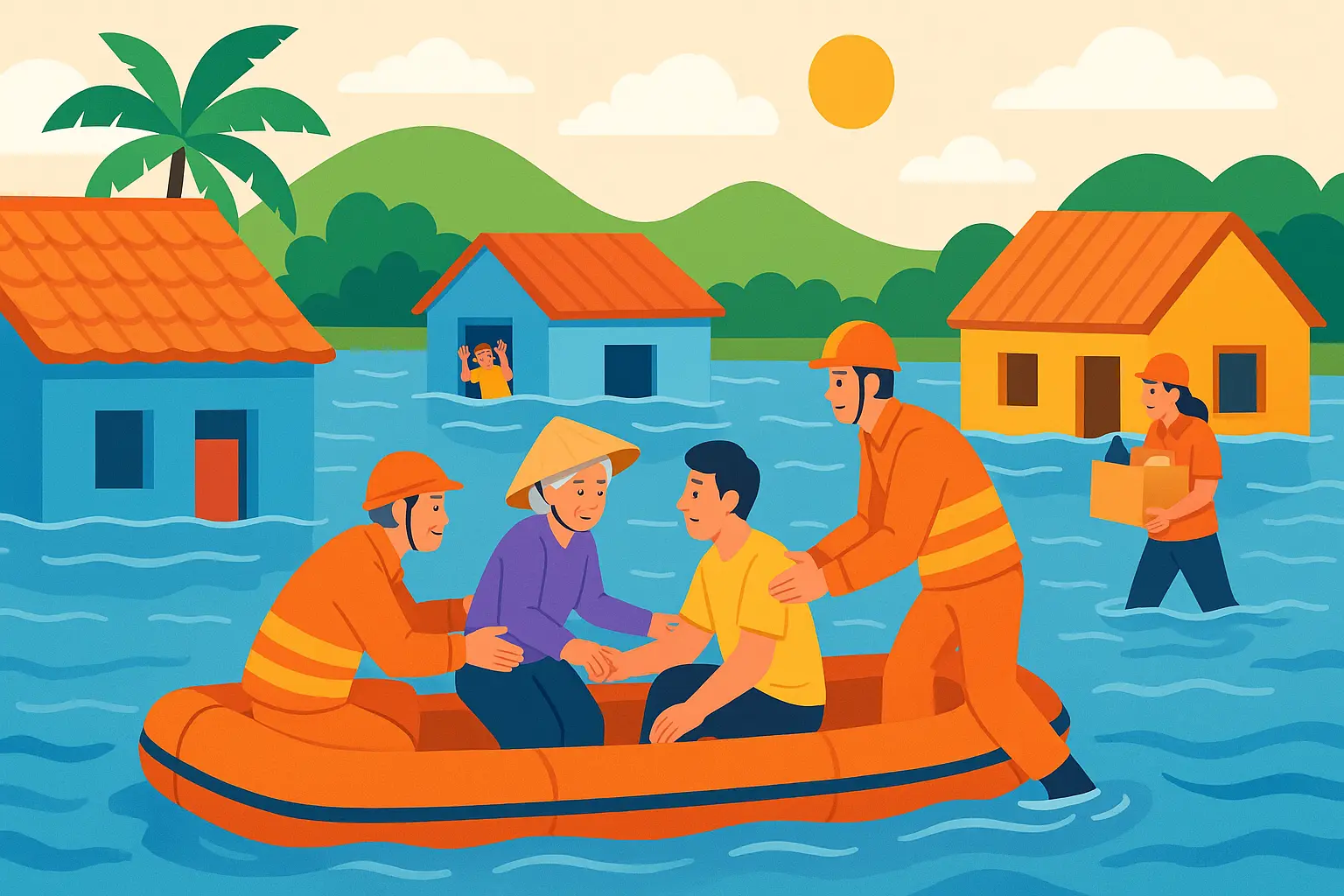 Hộ gia đình nào được ưu tiên cứu trợ khẩn cấp trong mùa bão?