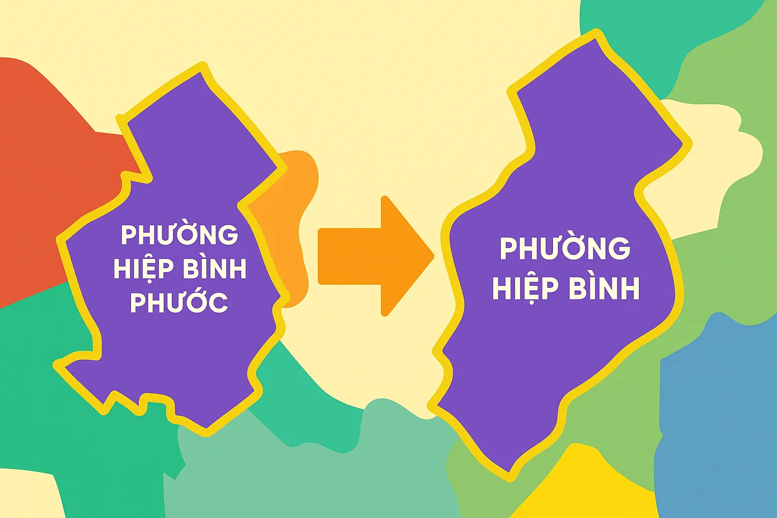 Phường Hiệp Bình Phước Thành phố Thủ Đức TPHCM được đổi thành tên gì?