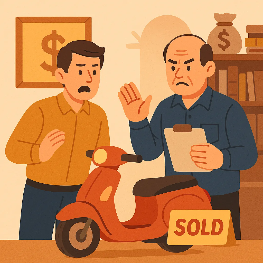 Chủ tiệm cầm đồ có được bán tài sản cầm cố của khách khi chưa hết hạn không?